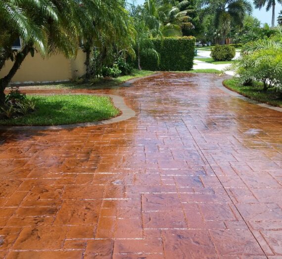 Choose from different styles of  Decorative Concrete for your floors